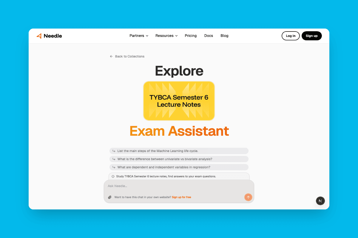 TYBCA Sem 6 Exam Assistant