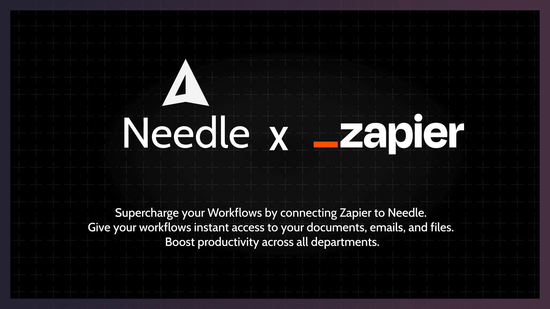 Needle × Zapier